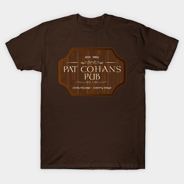 Pat Cohan's Pub from the Quiet Man starring John Wayne T-Shirt by woodsman